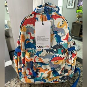 Crate and Kids Dinosaur backpack
